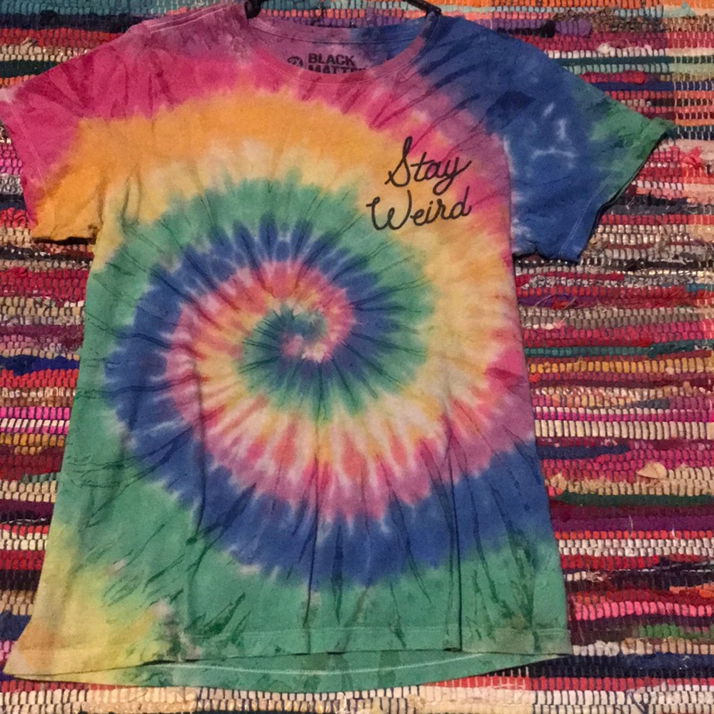 Tie Dye Stay Weird Tee